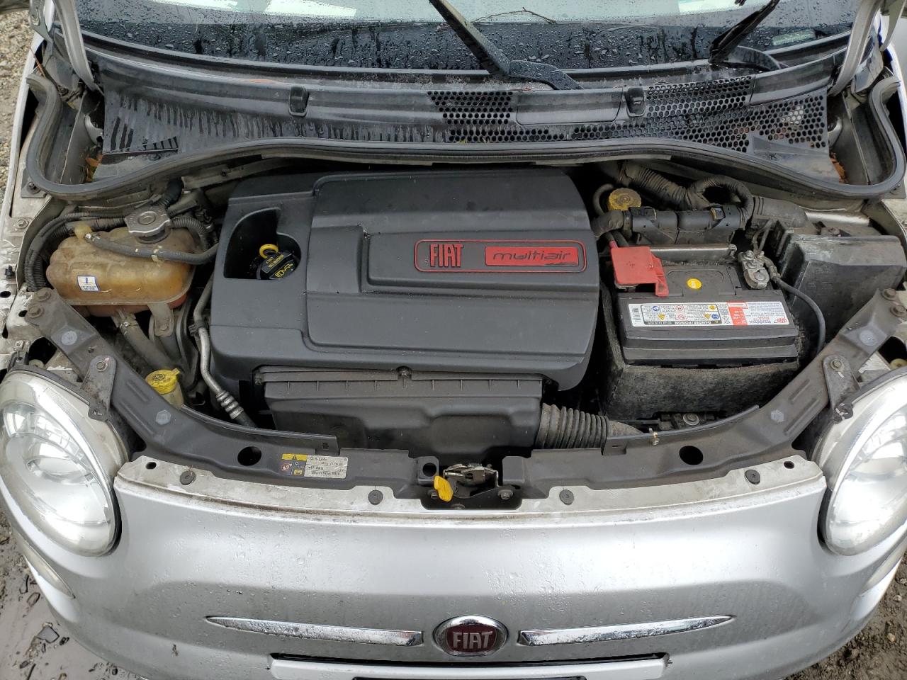 2013 Fiat 500 VIN 3C3CFFBR6DT733855 Copart auction photo, front end / rear end damage thumbnail 11