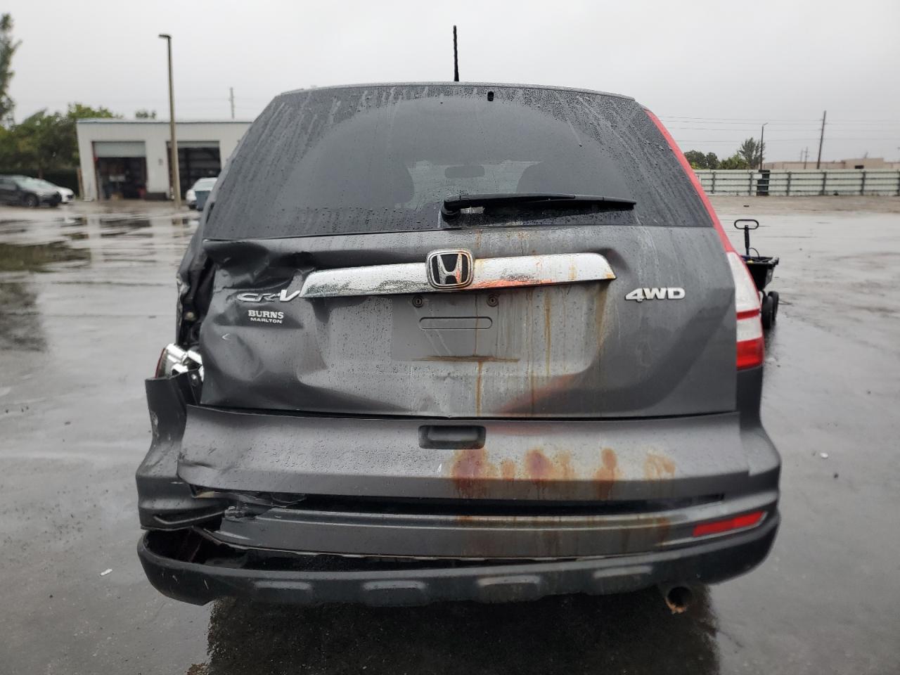 2011 Honda CR-V VIN 5J6RE4H72BL047432 Copart auction photo, front end / rear end damage thumbnail 6