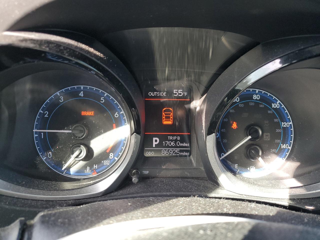 2016 Toyota Corolla VIN 5YFBURHE4GP529677 Copart auction photo, all over damage thumbnail 9