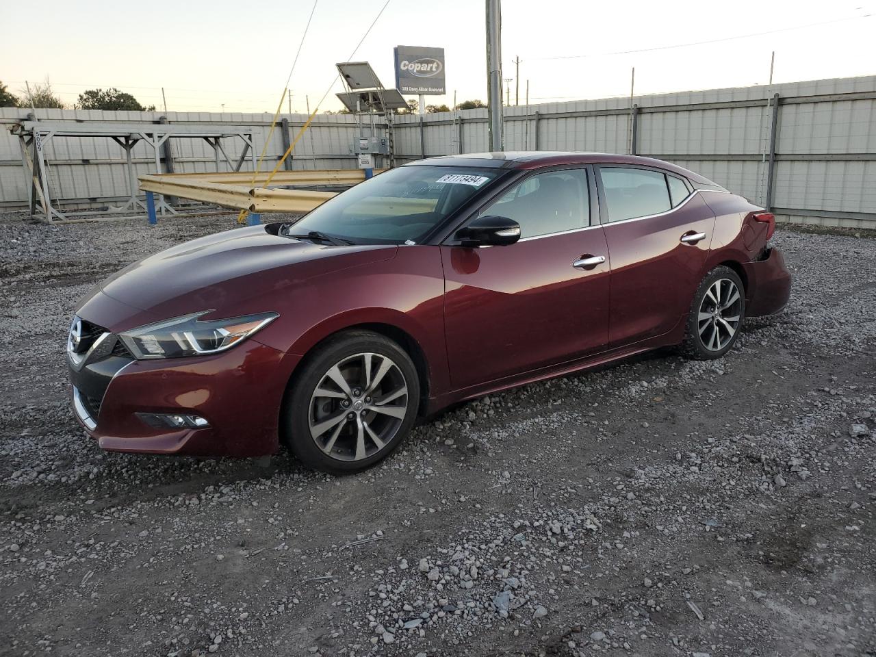 2017 Nissan Maxima VIN 1N4AA6AP8HC391642