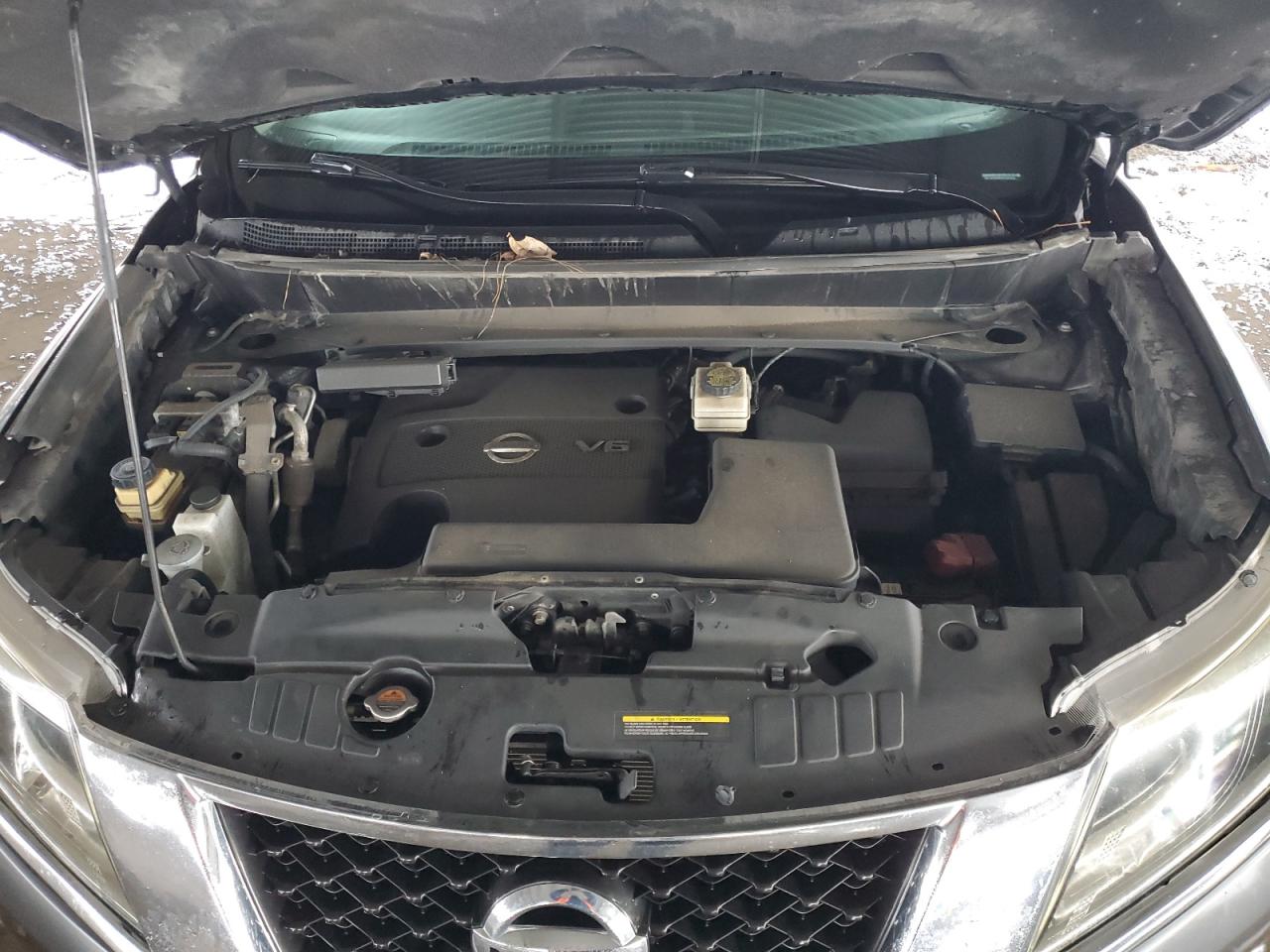 2016 Nissan Pathfinder VIN 5N1AR2MMXGC661459 Copart auction photo, undercarriage / front end damage thumbnail 12