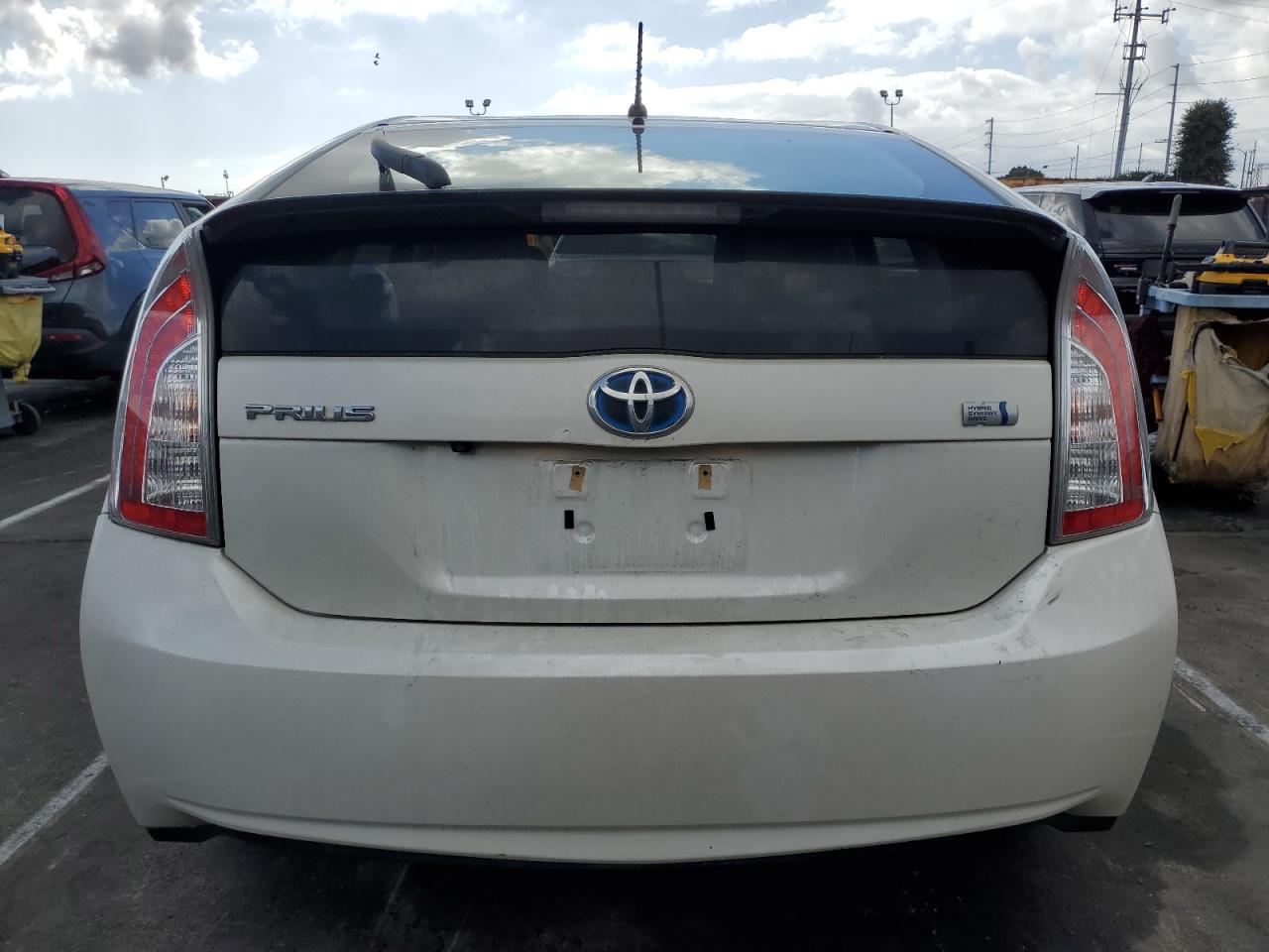 2015 Toyota Prius VIN JTDKN3DU3F0402936 Copart auction photo, front end damage thumbnail 6
