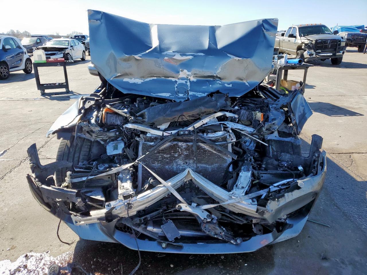 2018 BMW M5 VIN WBSJF0C50JB282469 Copart auction photo, front end damage thumbnail 11