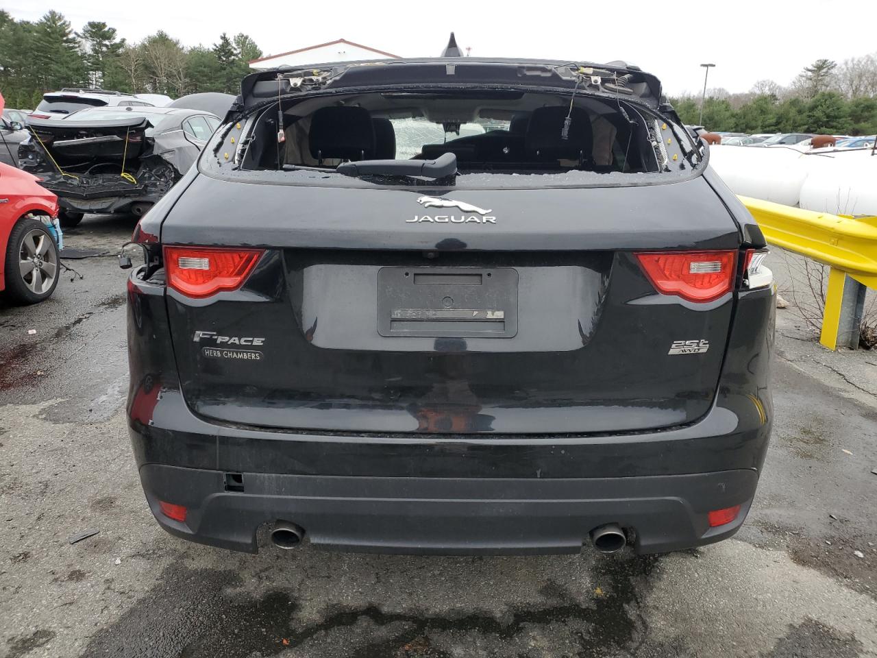 2018 Jaguar F-Pace VIN SADCJ2FX7JA291624 Copart auction photo, all over / front end damage thumbnail 6