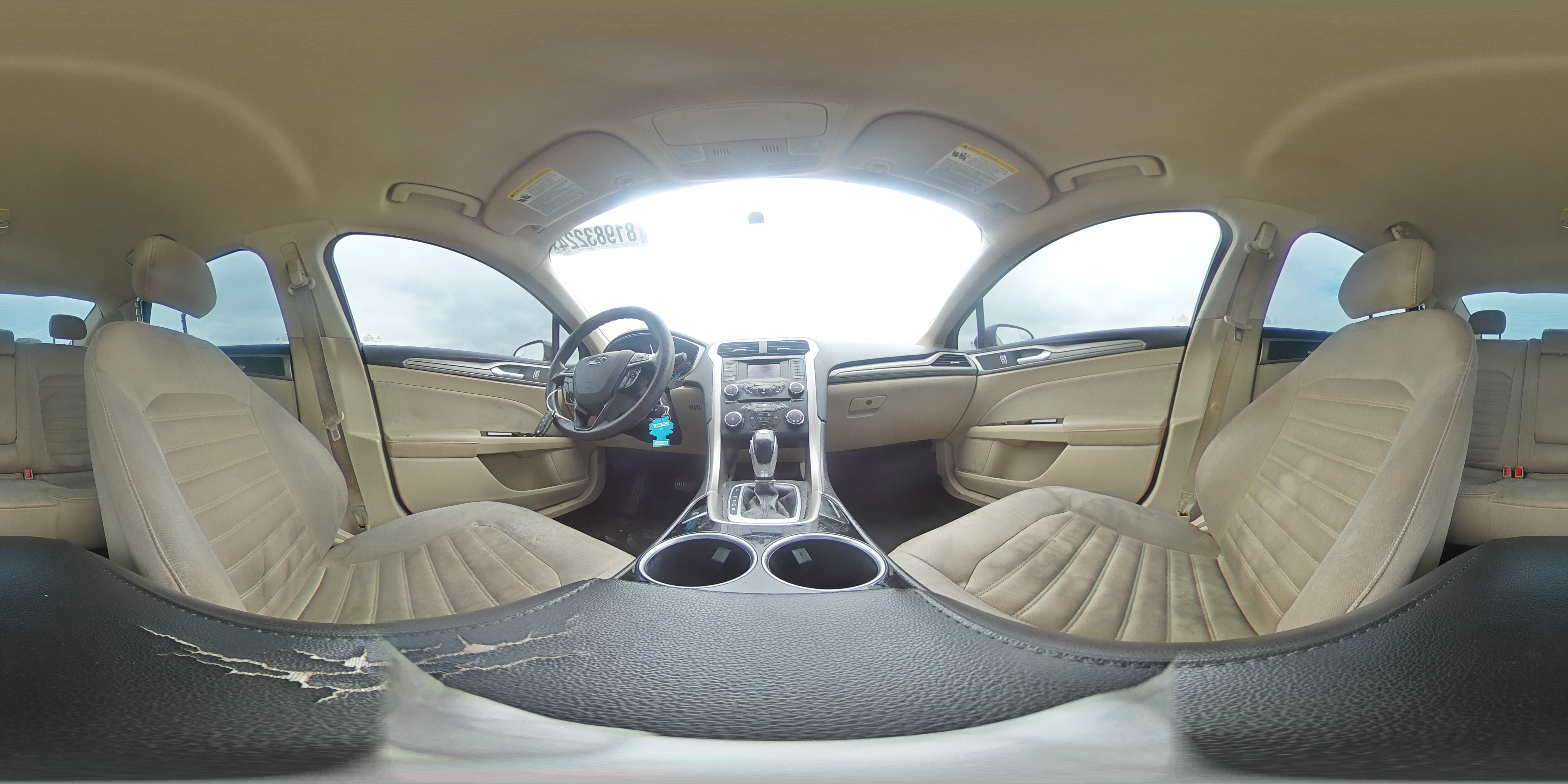 2013 Ford Fusion VIN 3FA6P0HR2DR174611 Copart auction photo, rear end damage thumbnail 12