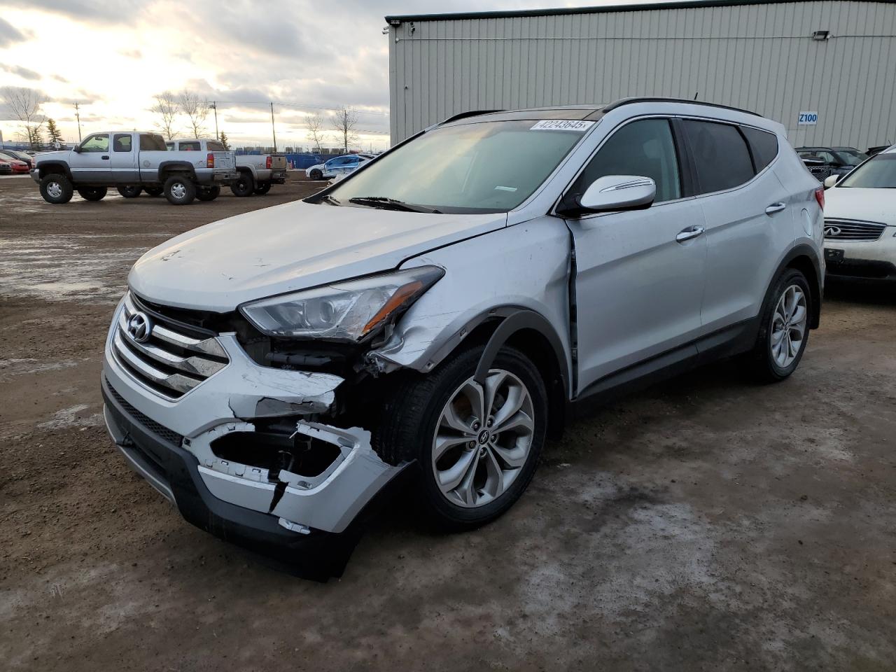 2014 Hyundai Santa Fe VIN 5XYZUDLA4EG148743