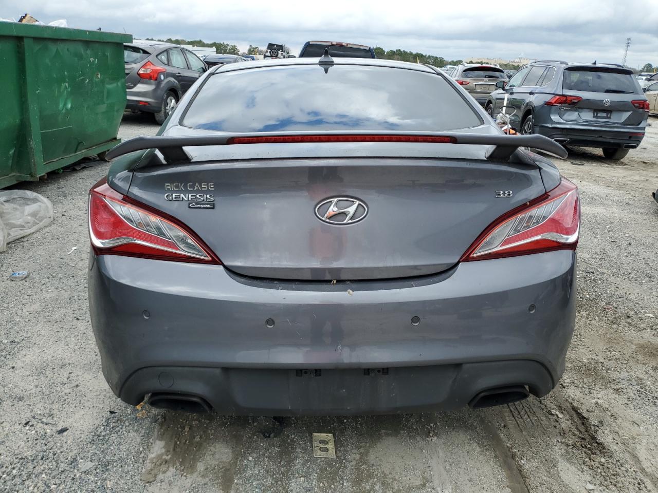 2014 Hyundai Genesis VIN KMHHU6KJ5EU116824 Copart auction photo, front end damage thumbnail 6