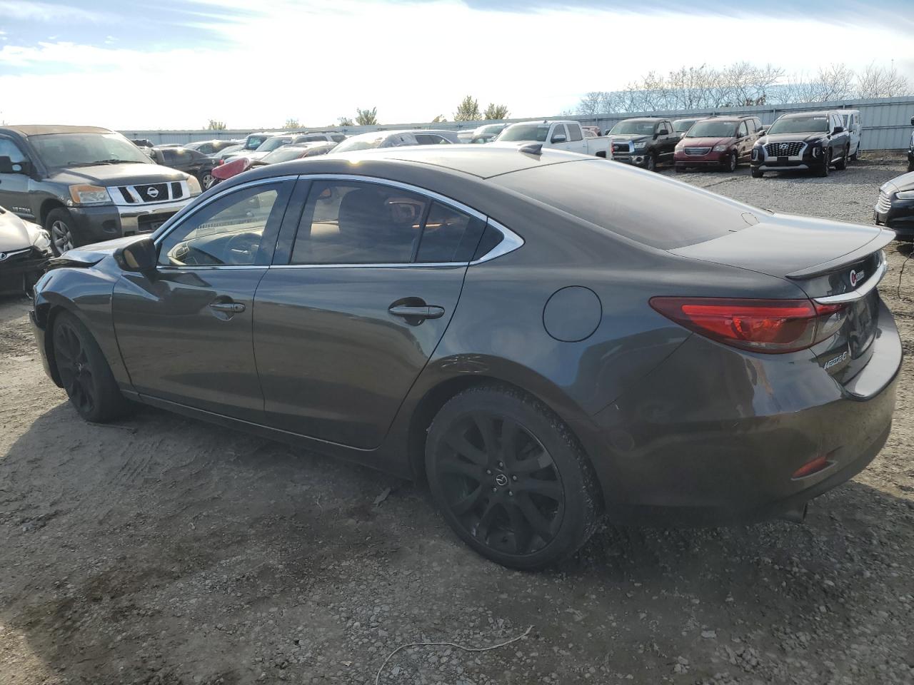 2016 Mazda 6 VIN JM1GJ1W57G1454853 Copart auction photo, front end / minor dent/scratches damage thumbnail 2