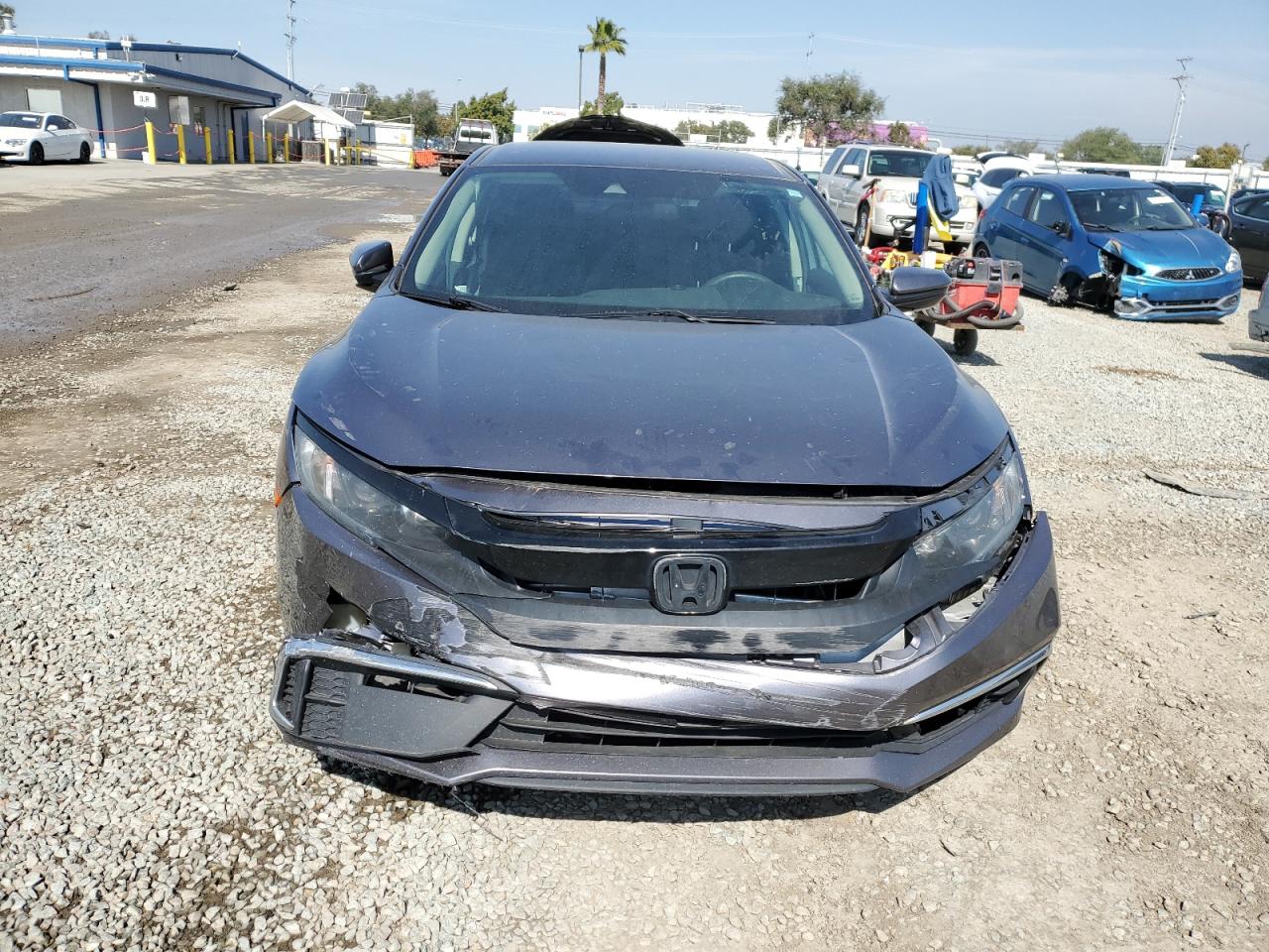 2020 Honda Civic VIN 2HGFC2F64LH574532 Copart auction photo, front end damage thumbnail 5