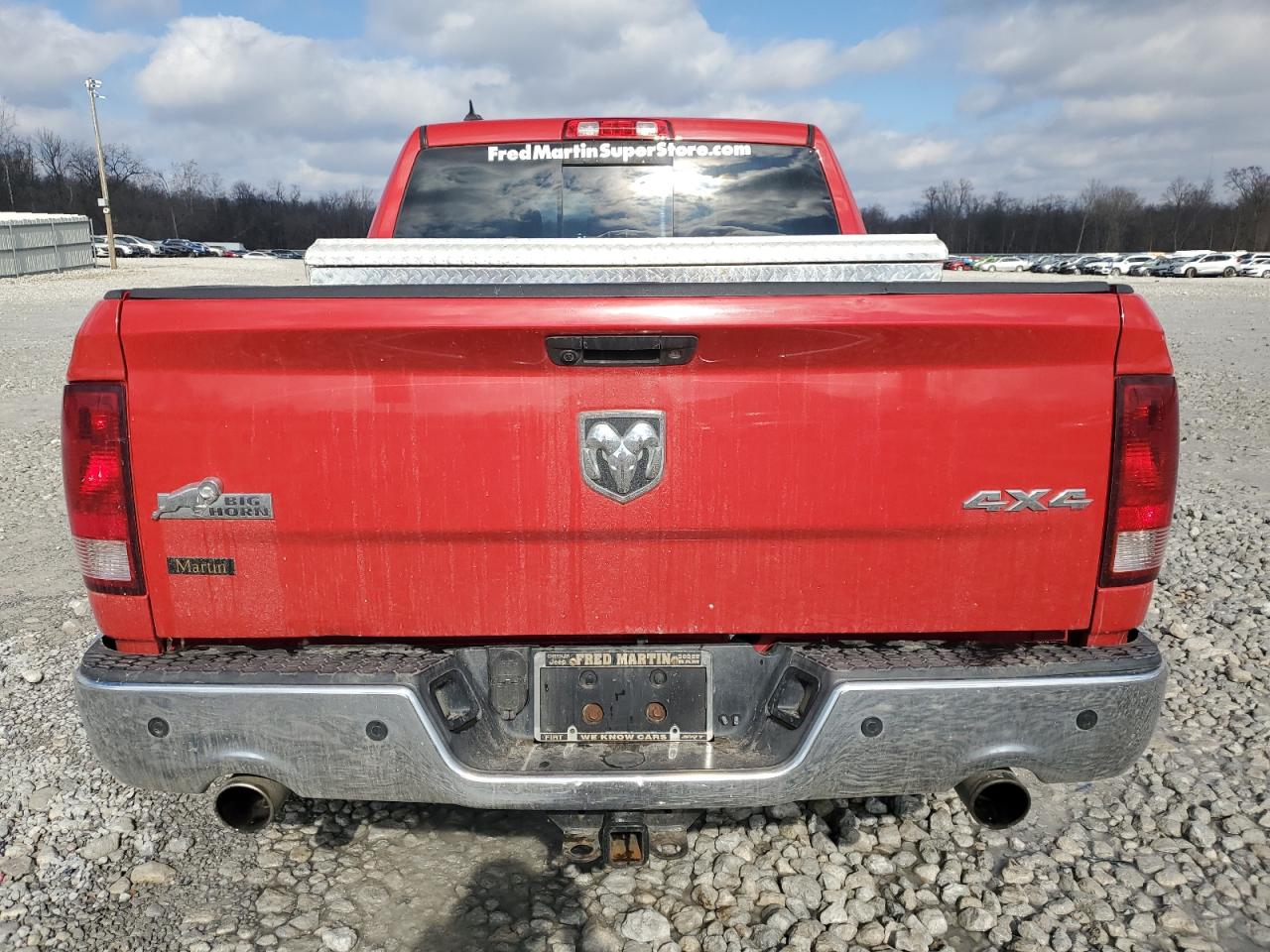 2013 RAM 1500 VIN 1C6RR7LT8DS653608 Copart auction photo, front end / minor dent/scratches damage thumbnail 6