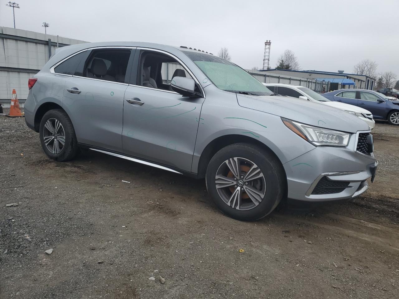 2017 Acura MDX VIN 5J8YD4H30HL008477 Copart auction photo, undercarriage / minor dent/scratches damage thumbnail 4