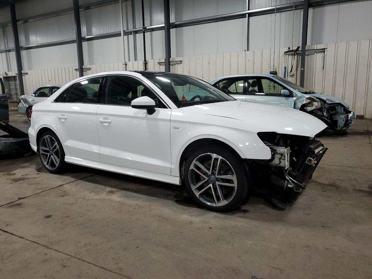2019 Audi A3 VIN WAUJEGFF5KA100227 Copart auction photo, front end damage thumbnail 4