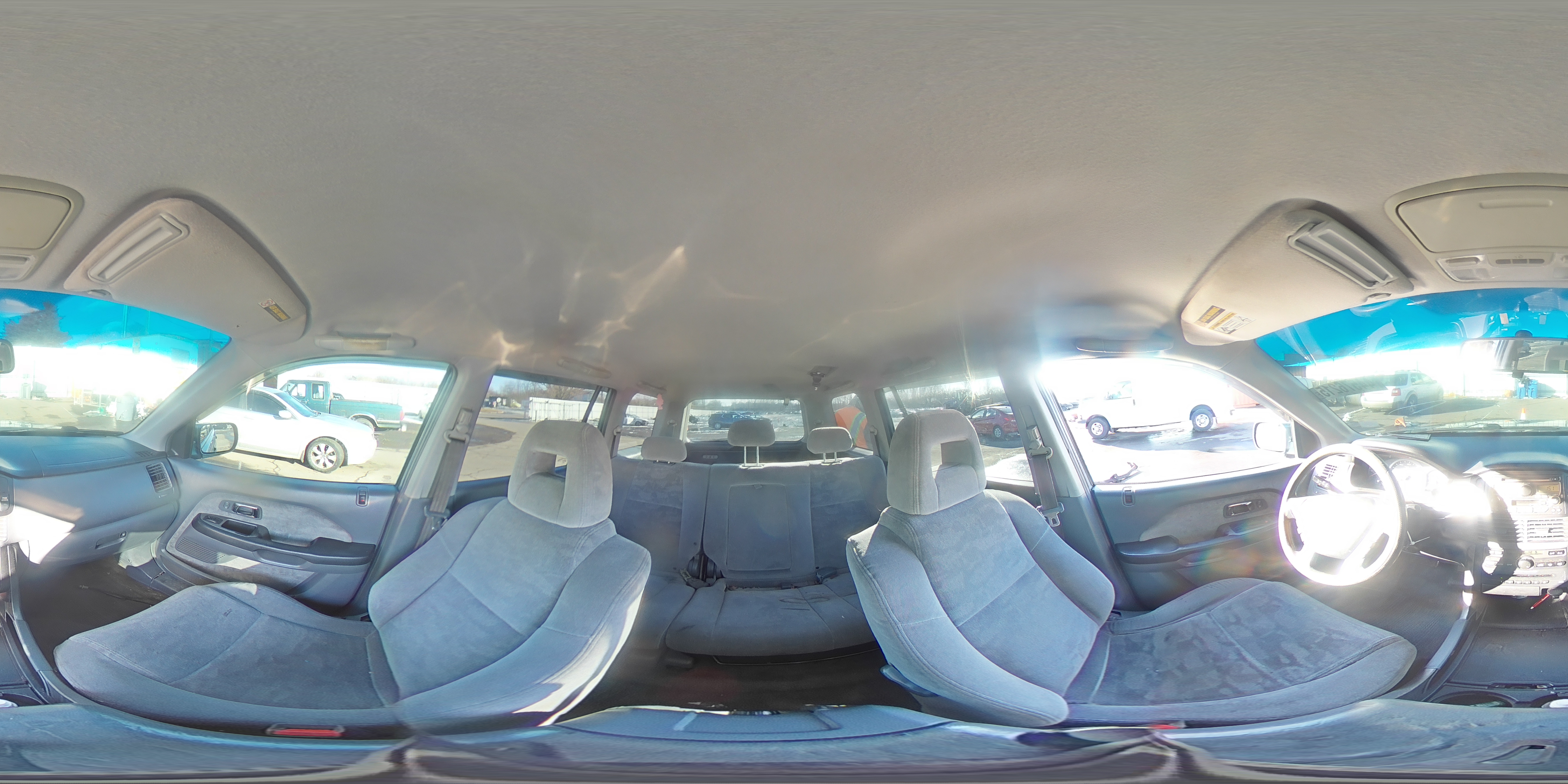 2005 Honda Pilot VIN 2HKYF18495H506709 Copart auction photo, rear end damage thumbnail 13