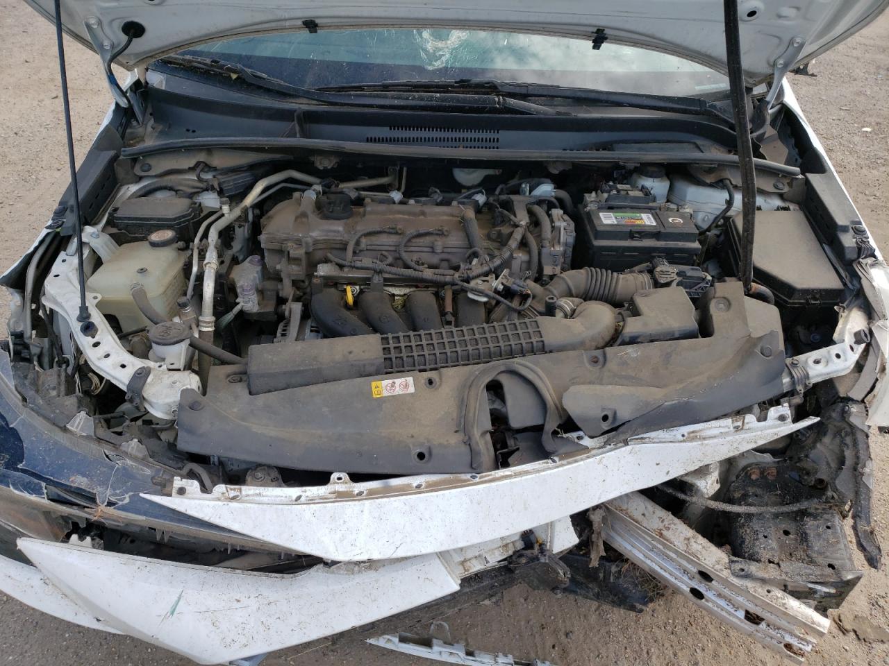 2020 Toyota Corolla VIN 5YFEPRAEXLP033839 Copart auction photo, all over damage thumbnail 13