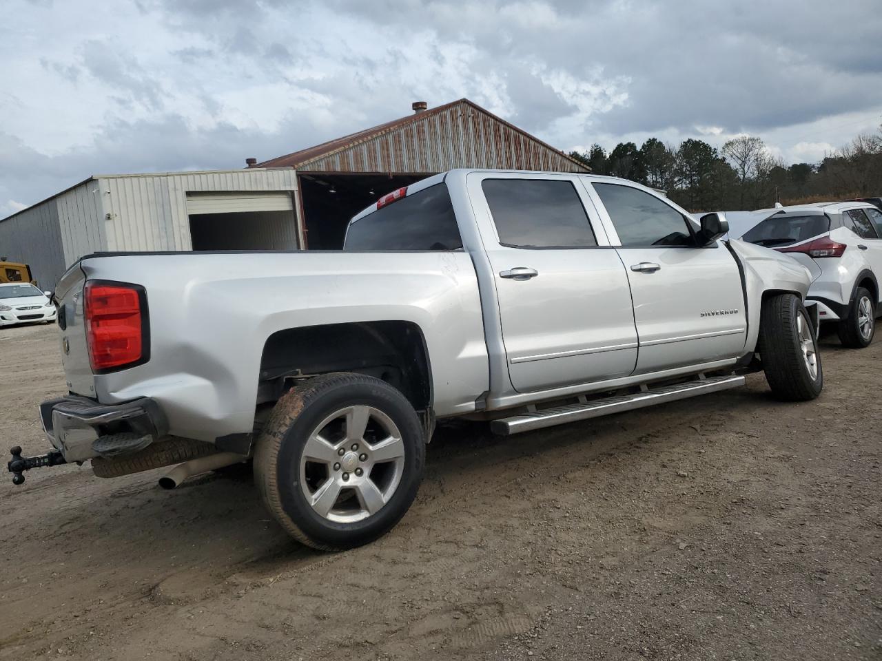 2016 Chevrolet Silverado VIN 3GCPCREC7GG210114 Copart auction photo, front end / side damage thumbnail 3