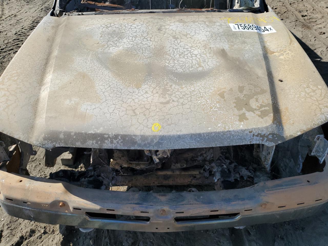 2003 Chevrolet Silverado VIN 1GCEC14X03Z168733 Copart auction photo, burn damage thumbnail 11