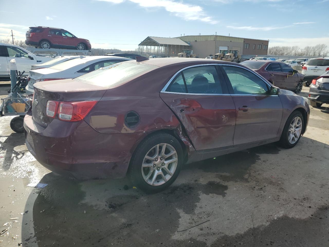 2016 Chevrolet Malibu VIN 1G11C5SA2GF122874 Copart auction photo, side damage thumbnail 3