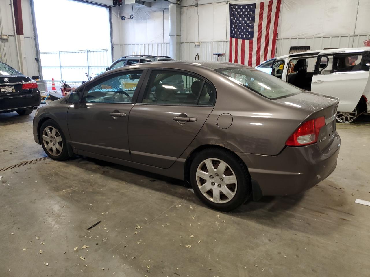 2010 Honda Civic VIN 19XFA1F5XAE007420 Copart auction photo, undercarriage / rear end damage thumbnail 2