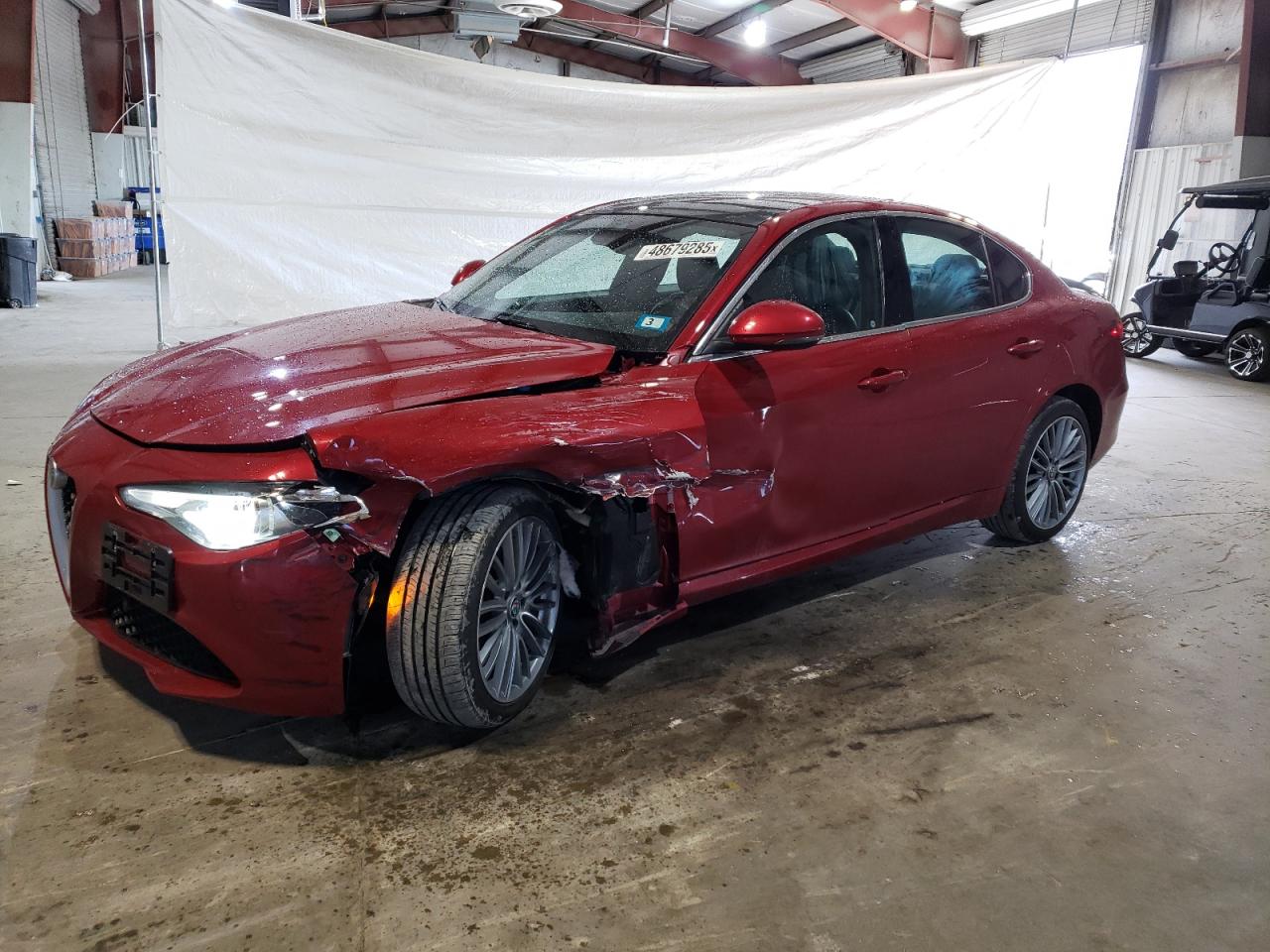 2017 Alfa Romeo Giulia VIN ZARFAEEN5H7545872 - Copart auction photo