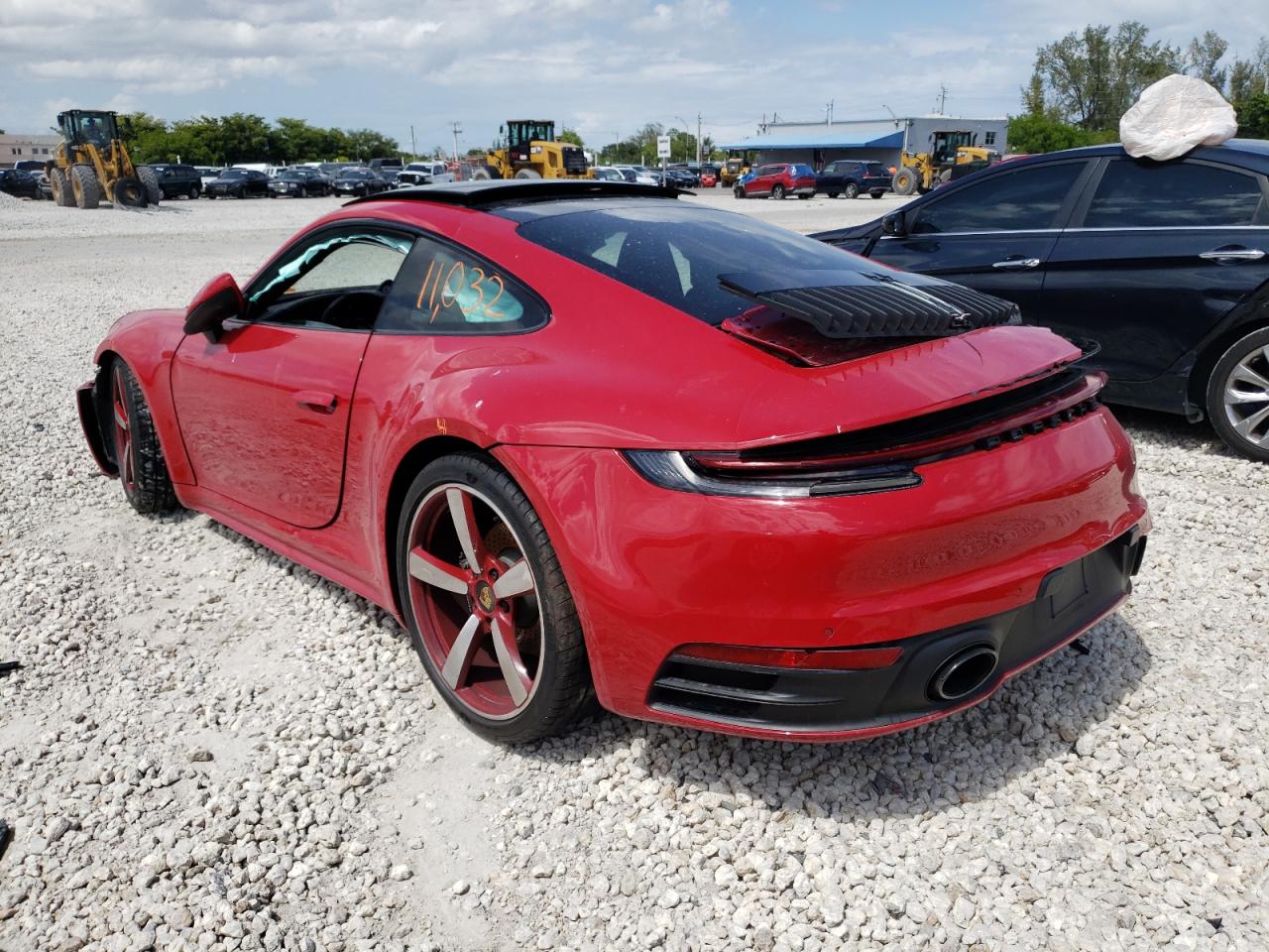 2021 Porsche 911 VIN WP0AA2A95MS205382 Copart auction photo, all over / side damage thumbnail 3
