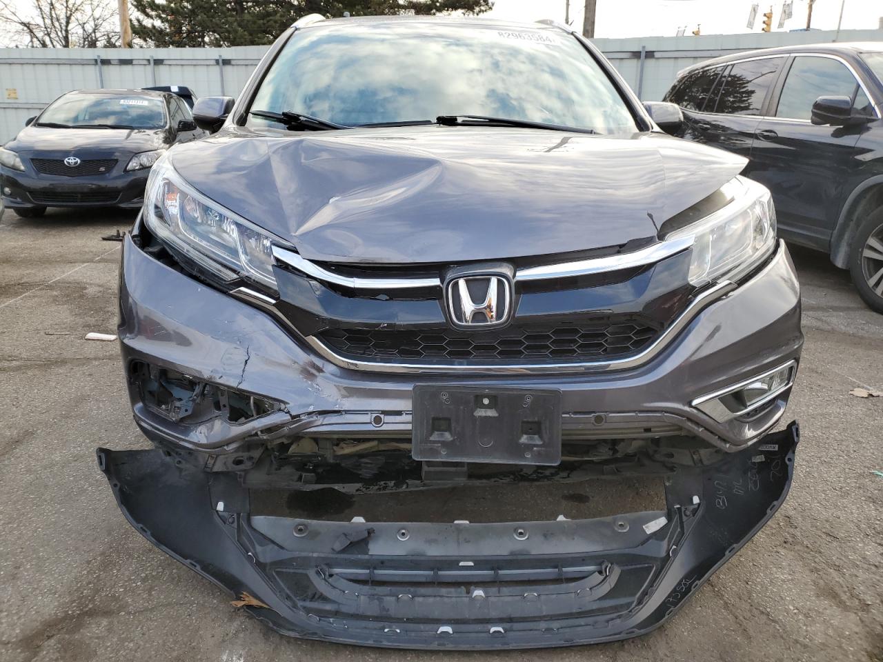 2016 Honda CR-V VIN 5J6RM4H79GL009058 Copart auction photo, front end damage thumbnail 5