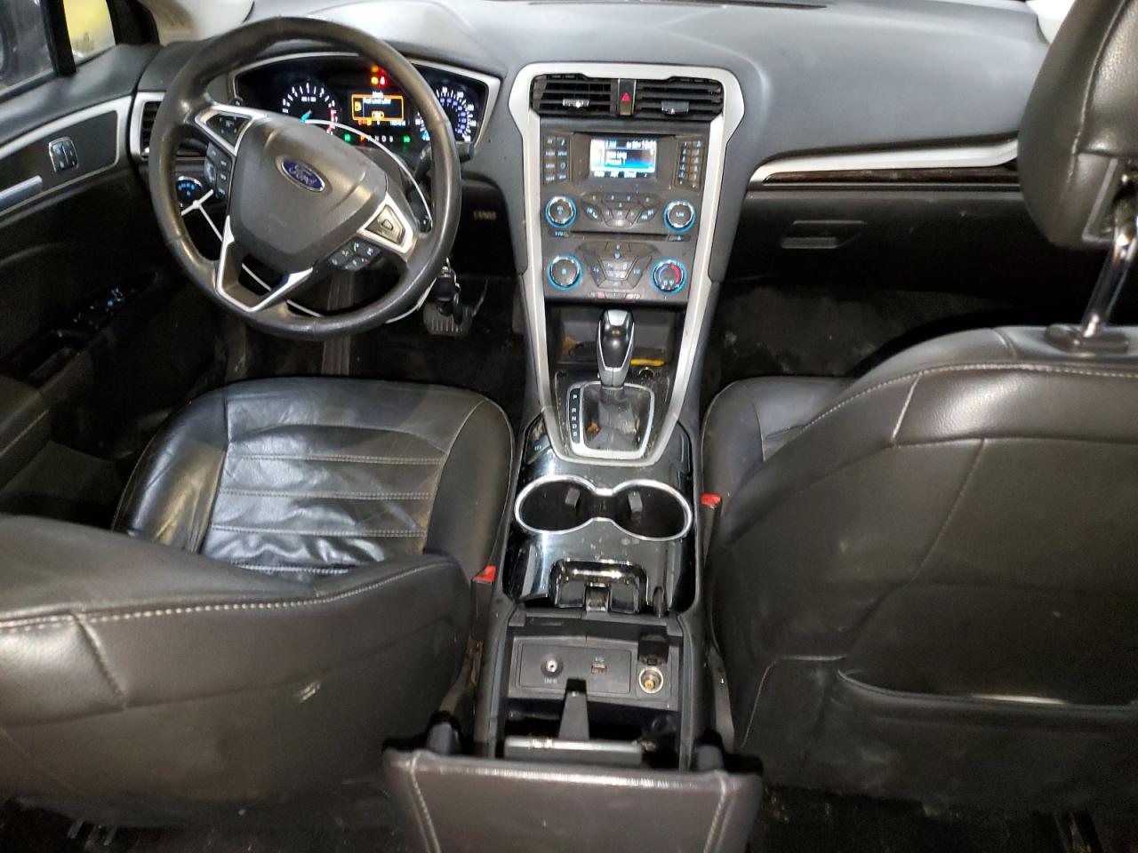 2014 Ford Fusion VIN 3FA6P0H91ER243855 Copart auction photo, front end / rear end damage thumbnail 8