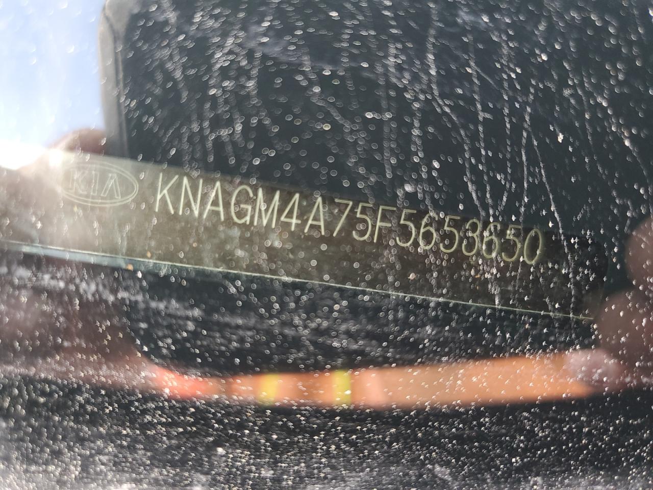 2015 KIA Optima VIN KNAGM4A75F5653650 Copart auction photo, front end / undercarriage damage thumbnail 12