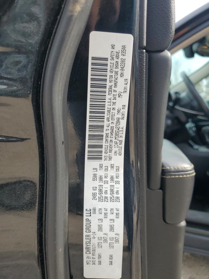 2014 Jeep Grand Cherokee VIN 1C4PJMDB5EW272840 Copart auction photo, rollover damage thumbnail 13