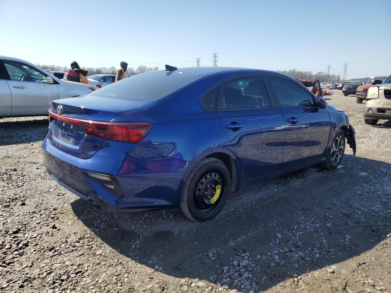2020 KIA Forte VIN 3KPF24AD7LE216615 Copart auction photo, front end damage thumbnail 3