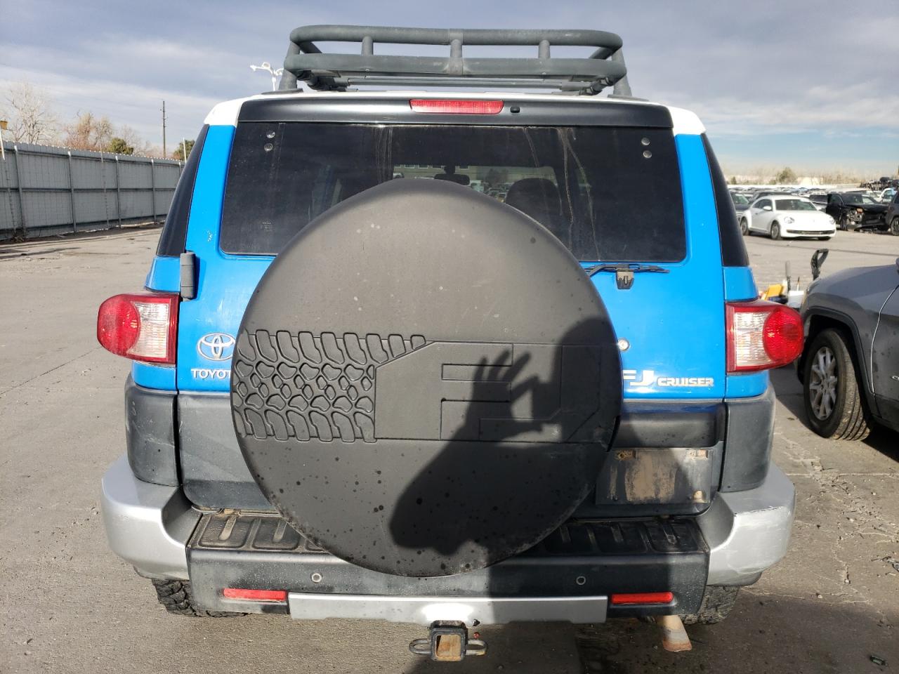 2007 Toyota FJ Cruiser VIN JTEBU11F970090471 Copart auction photo, undercarriage / hail damage thumbnail 6