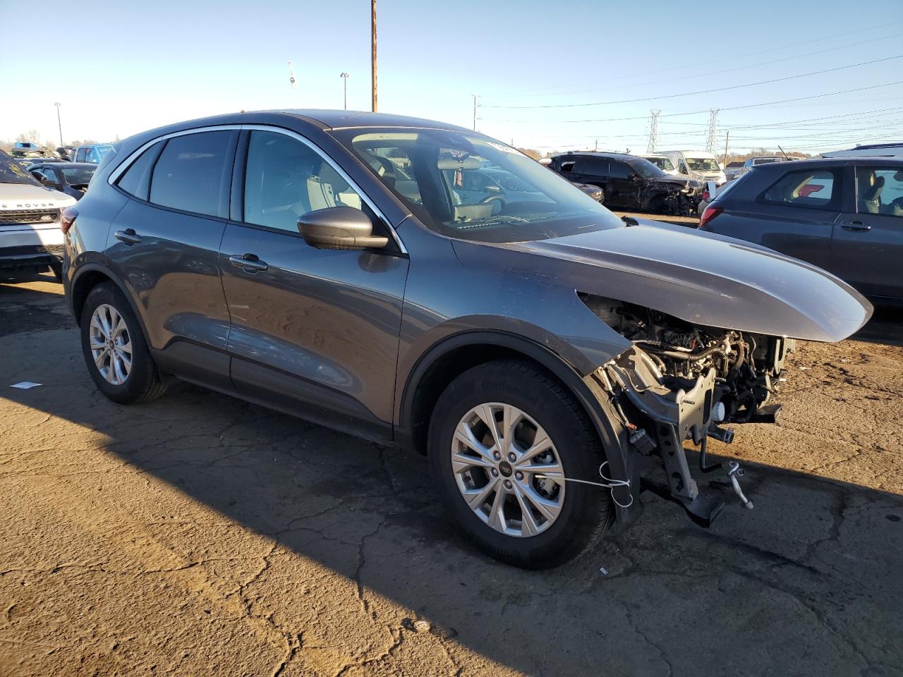 2023 Ford Escape VIN 1FMCU9GN6PUB19869 Copart auction photo, undercarriage / front end damage thumbnail 4