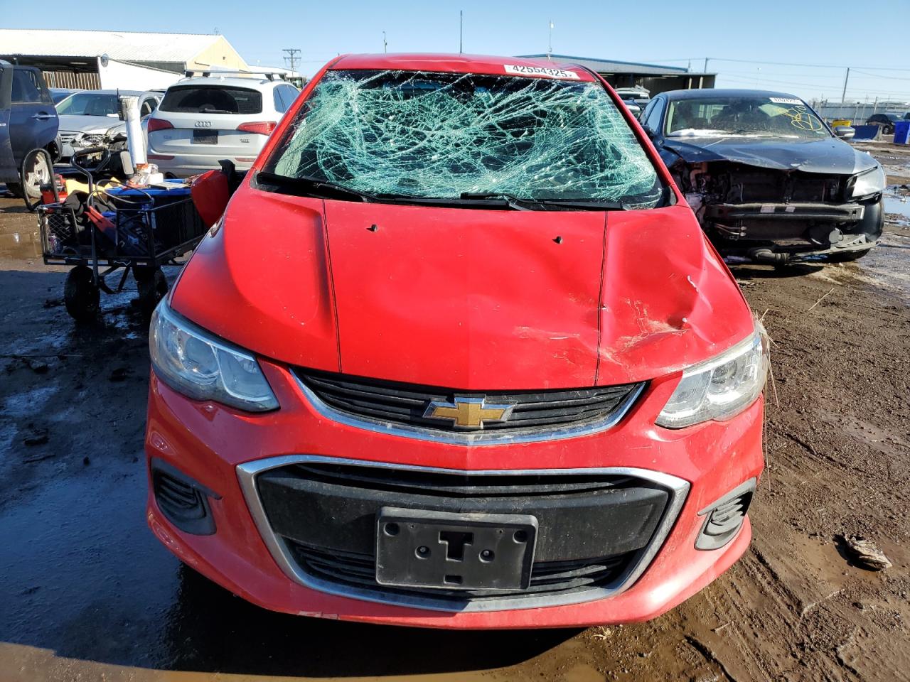 2018 Chevrolet Sonic VIN 1G1JF5SB3J4131537 Copart auction photo, rollover damage thumbnail 5