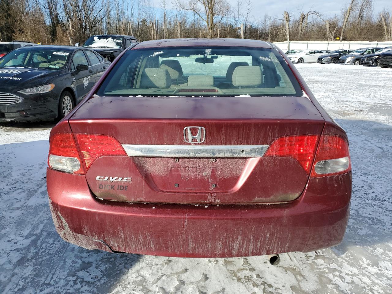 2009 Honda Civic VIN 2HGFA16509H545304 Copart auction photo, front end / rear end damage thumbnail 6