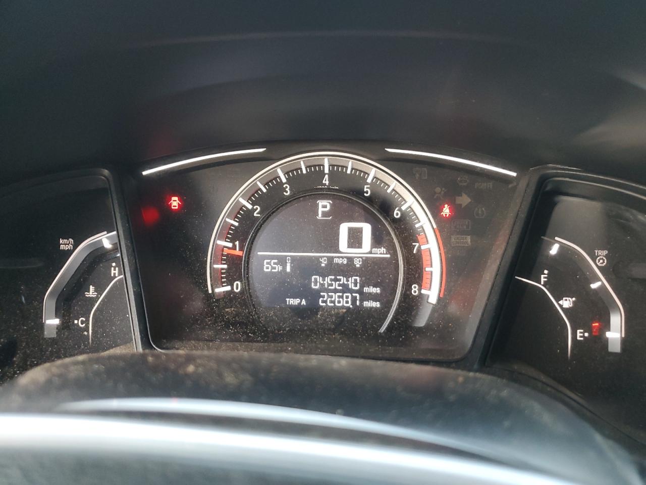 2018 Honda Civic VIN 19XFC2F51JE207490 Copart auction photo, side / front end damage thumbnail 9