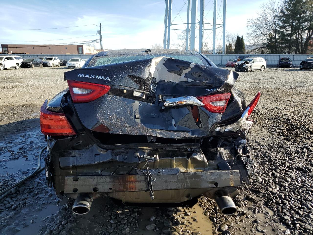 2017 Nissan Maxima VIN 1N4AA6AP3HC366714 Copart auction photo, rear end damage thumbnail 6