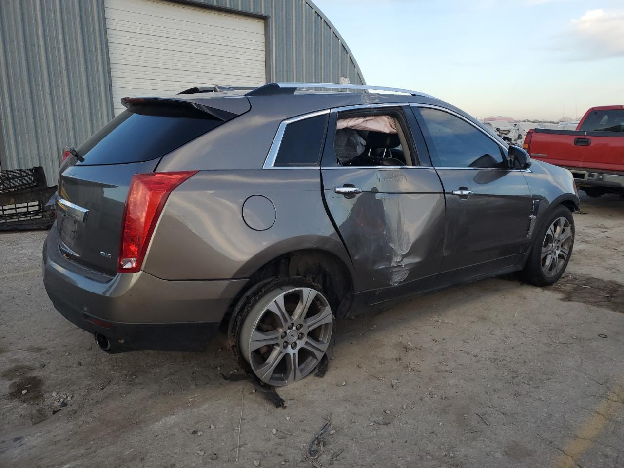 2012 Cadillac SRX VIN 3GYFNEE34CS555181 Copart auction photo, all over damage thumbnail 3