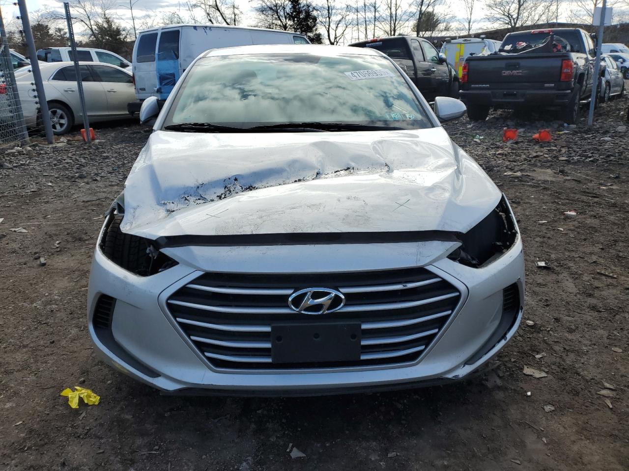 2018 Hyundai Elantra VIN 5NPD84LF1JH353952 Copart auction photo, front end damage thumbnail 5