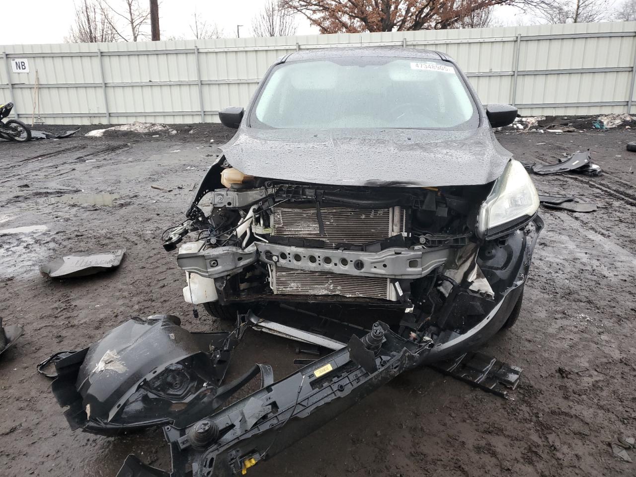 2015 Ford Escape VIN 1FMCU0G76FUC39005 Copart auction photo, front end damage thumbnail 5