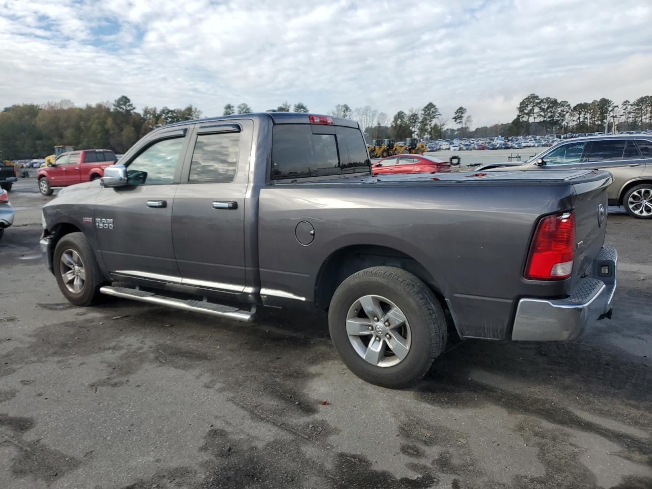 2014 RAM 1500 VIN 1C6RR6GT4ES371973 Copart auction photo, front end / side damage thumbnail 2