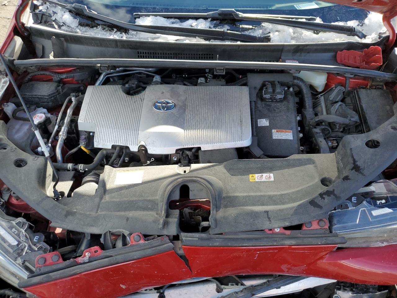 2022 Toyota Prius VIN JTDKAMFUXN3160514 Copart auction photo, front end damage thumbnail 12