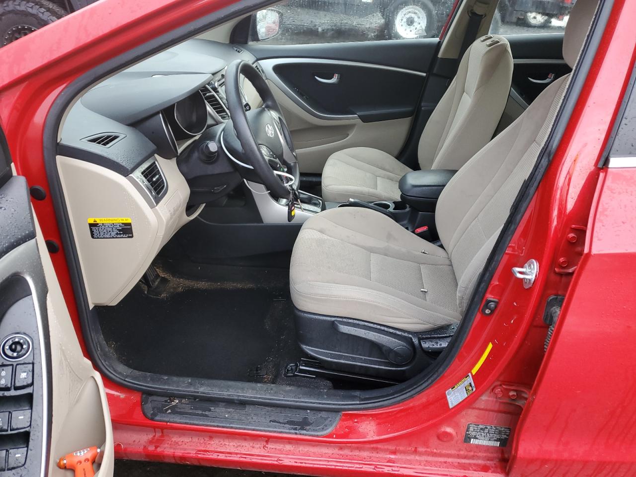2013 Hyundai Elantra VIN KMHD35LE2DU111480 Copart auction photo, front end / undercarriage damage thumbnail 7