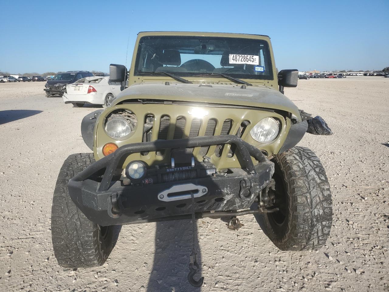 2013 Jeep Wrangler VIN 1C4HJWCG1DL574039 Copart auction photo, front end / undercarriage damage thumbnail 5