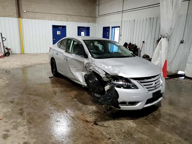 2014 Nissan Sentra VIN 1N4AB7AP0EN851167 Copart auction photo, side / front end damage thumbnail 14