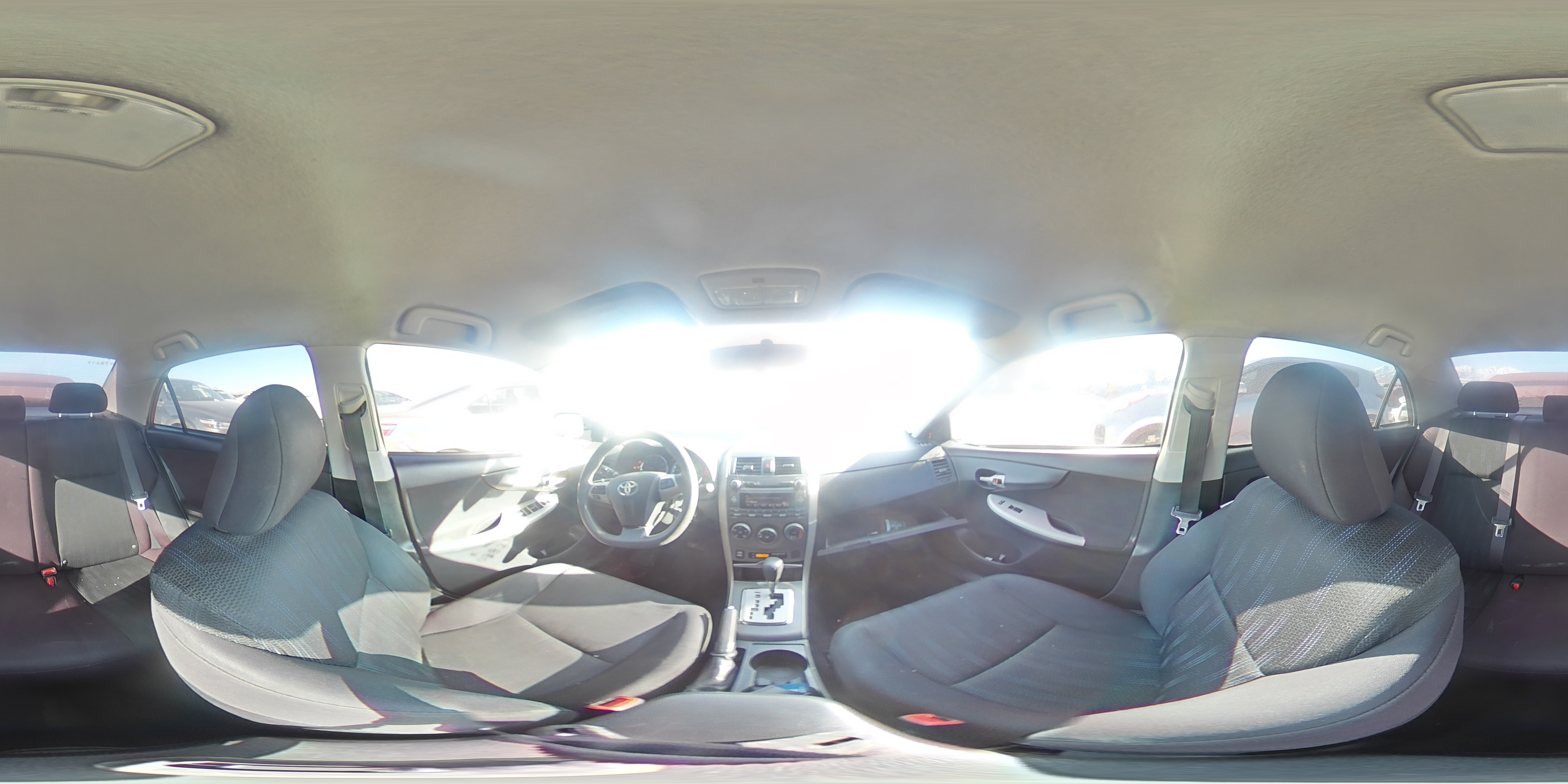 2011 Toyota Corolla VIN 2T1BU4EEXBC694116 Copart auction photo, side / front end damage thumbnail 12
