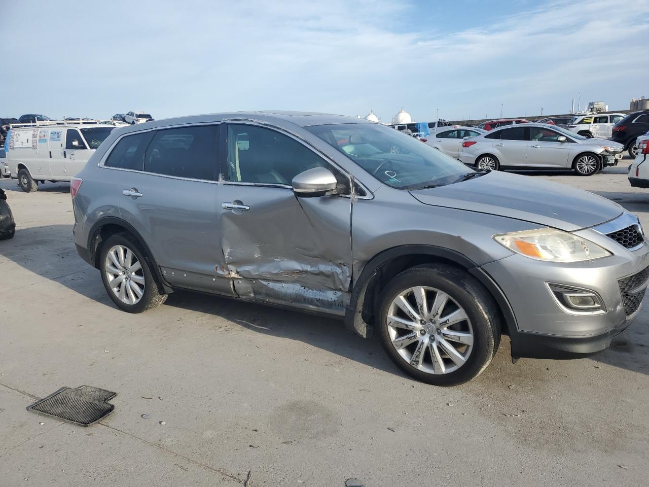 2010 Mazda CX-9 VIN JM3TB2MA2A0216270 Copart auction photo, side damage thumbnail 4