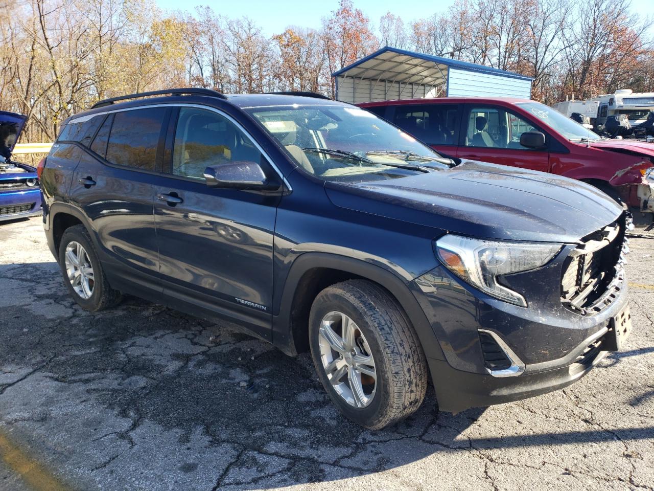 2018 GMC Terrain VIN 3GKALUEU6JL252181 Copart auction photo, water/flood / minor dent/scratches damage thumbnail 4