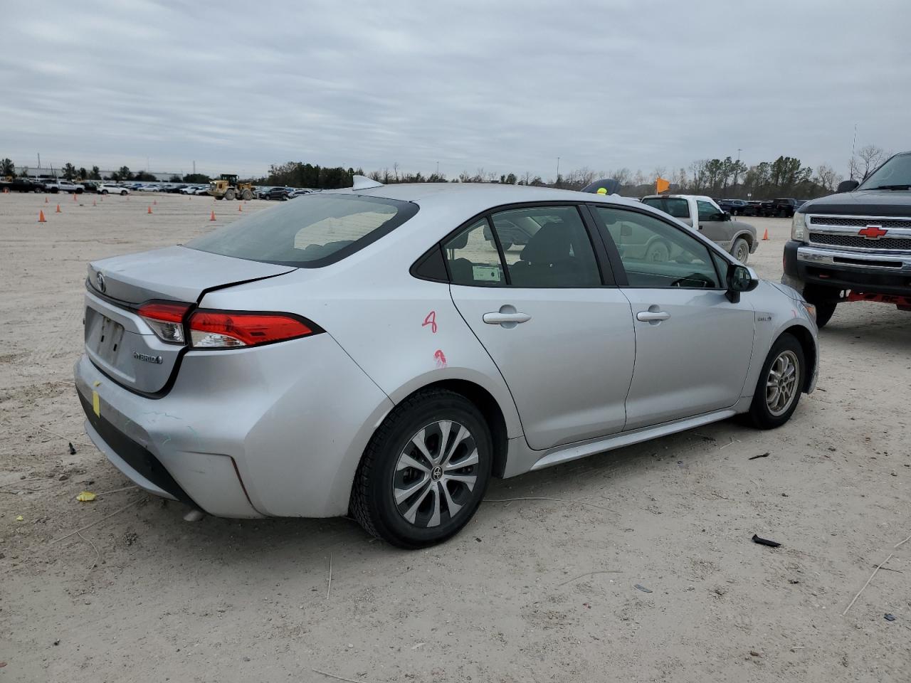 2021 Toyota Corolla VIN JTDEAMDE8MJ012820 Copart auction photo, side / all over damage thumbnail 3