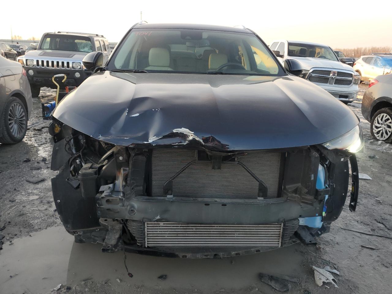 2021 Buick Envision VIN LRBFZNR47MD098766 Copart auction photo, front end damage thumbnail 5