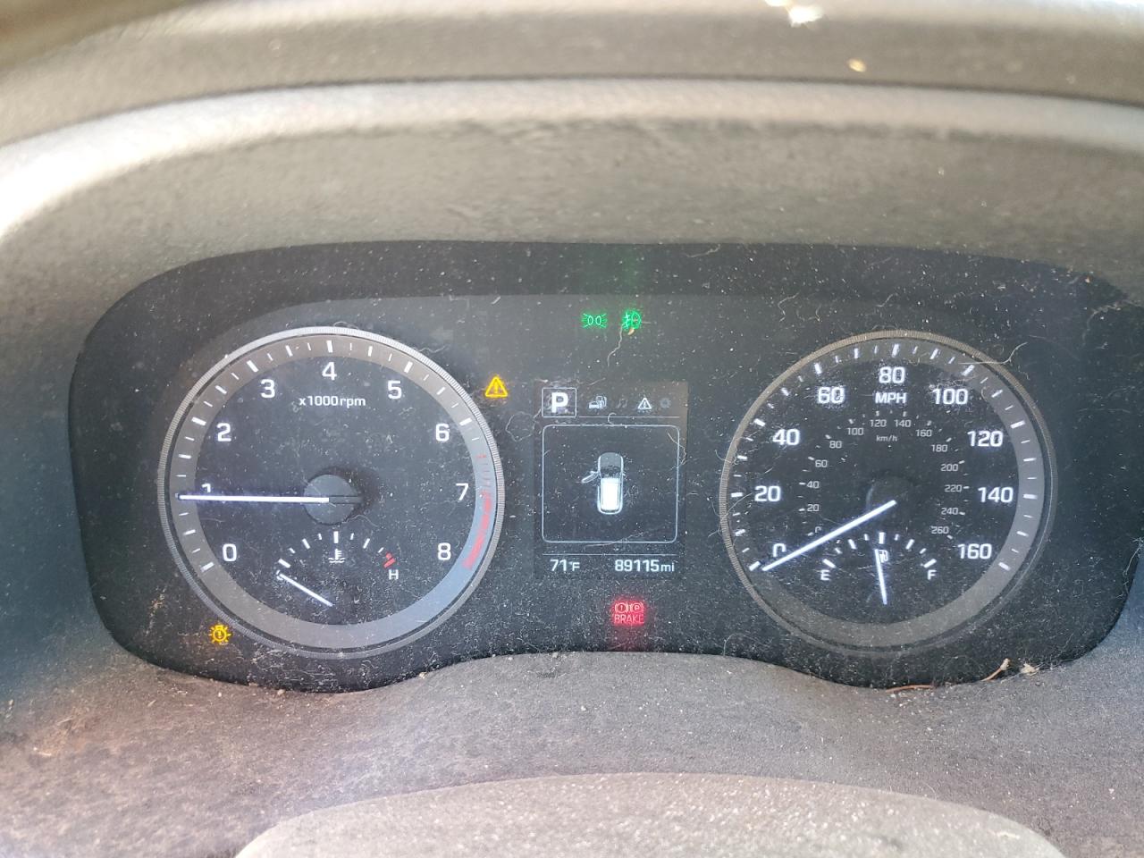 2017 Hyundai Tucson VIN KM8J33A49HU595607 Copart auction photo, front end damage thumbnail 9