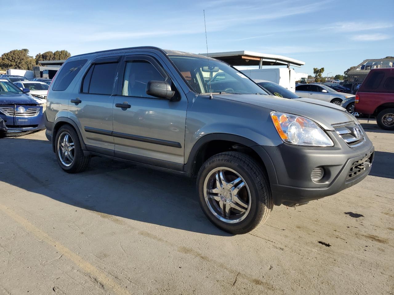 2006 Honda CR-V VIN JHLRD68536C004343 Copart auction photo, side damage thumbnail 4